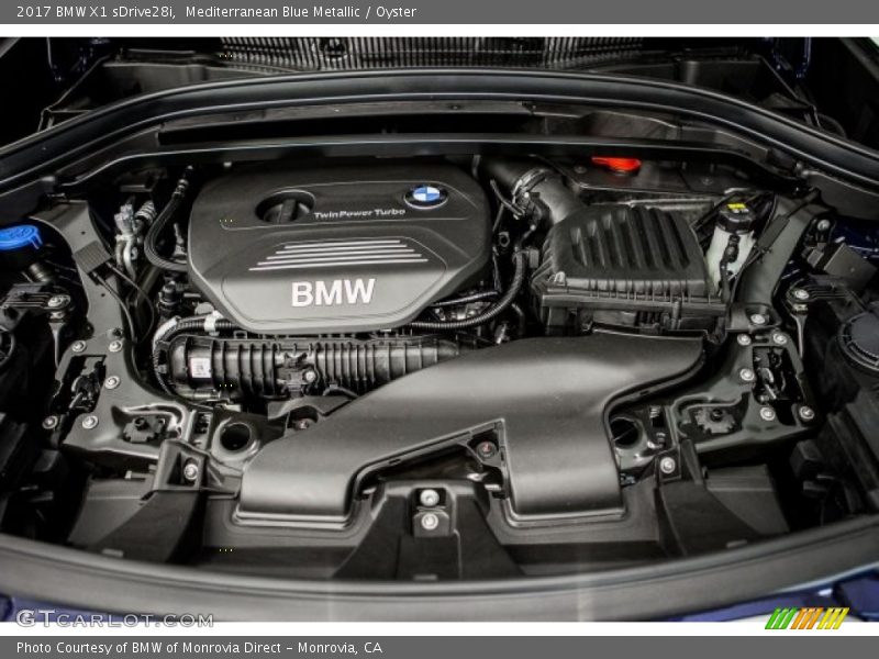 Mediterranean Blue Metallic / Oyster 2017 BMW X1 sDrive28i