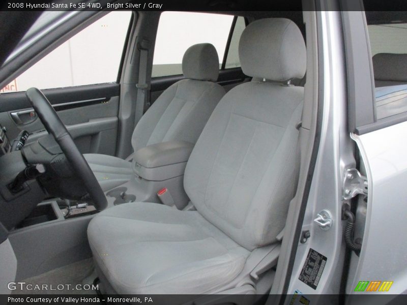 Bright Silver / Gray 2008 Hyundai Santa Fe SE 4WD