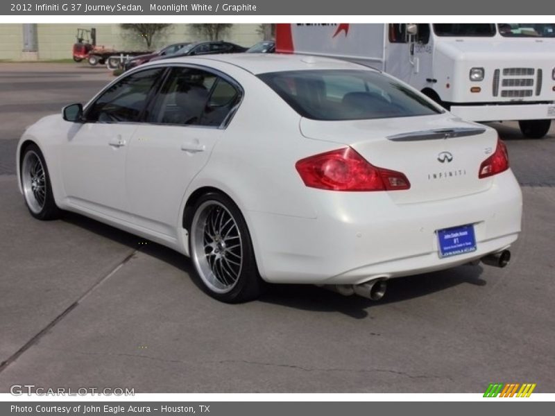 Moonlight White / Graphite 2012 Infiniti G 37 Journey Sedan