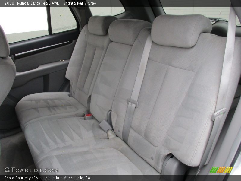 Bright Silver / Gray 2008 Hyundai Santa Fe SE 4WD