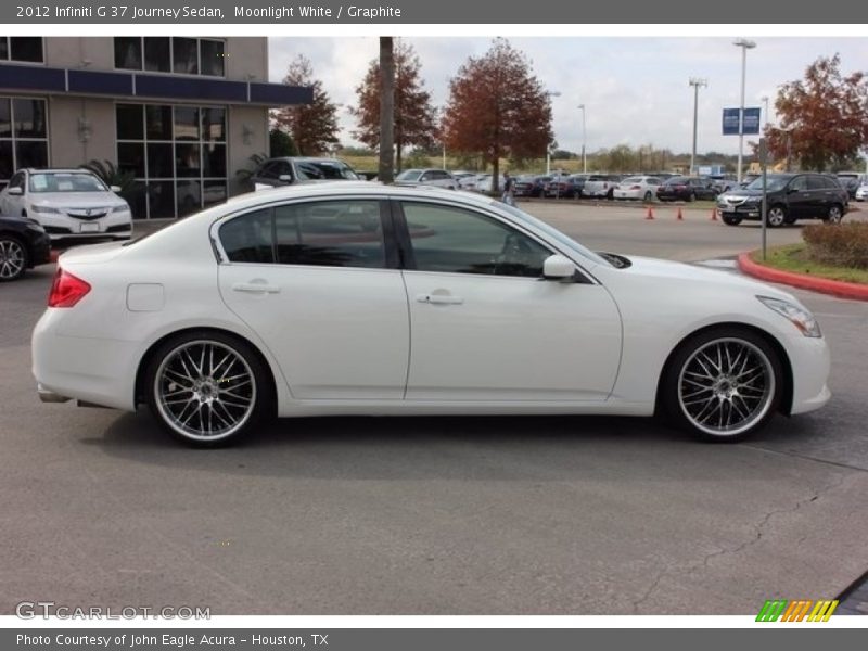 Moonlight White / Graphite 2012 Infiniti G 37 Journey Sedan