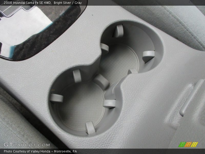 Bright Silver / Gray 2008 Hyundai Santa Fe SE 4WD