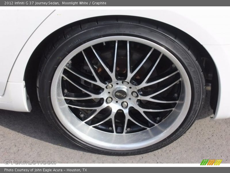 Moonlight White / Graphite 2012 Infiniti G 37 Journey Sedan