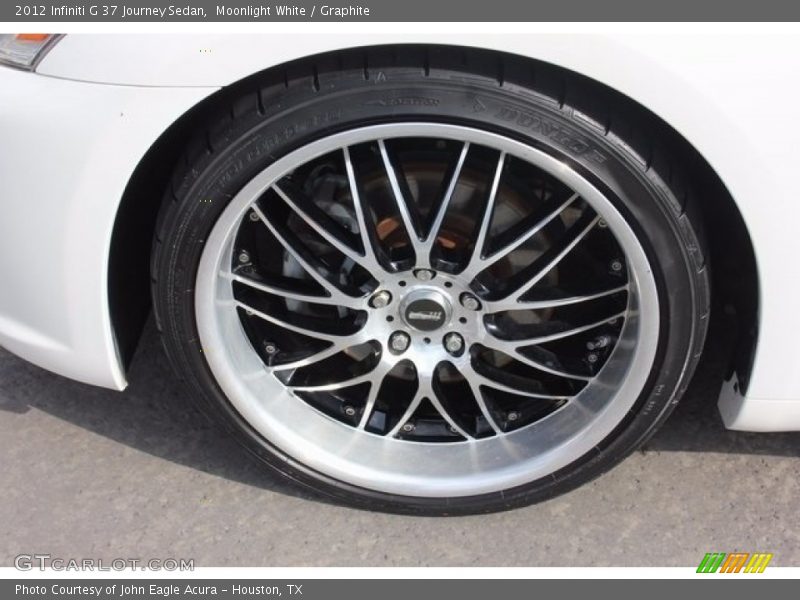 Moonlight White / Graphite 2012 Infiniti G 37 Journey Sedan