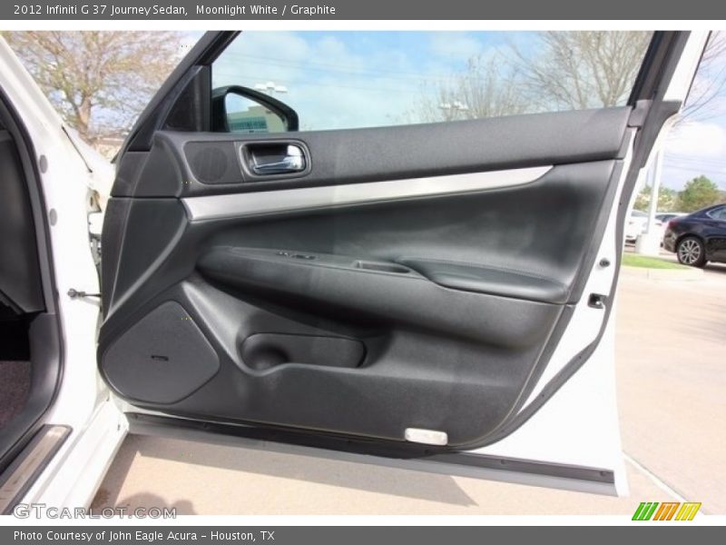 Moonlight White / Graphite 2012 Infiniti G 37 Journey Sedan