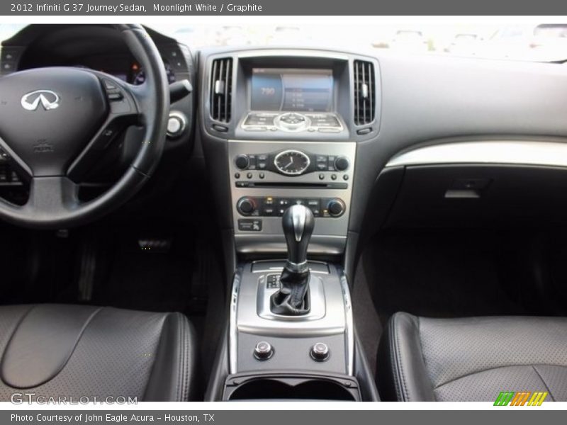 Moonlight White / Graphite 2012 Infiniti G 37 Journey Sedan