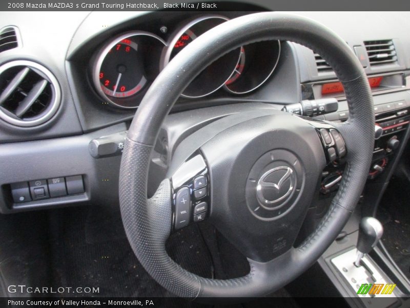 Black Mica / Black 2008 Mazda MAZDA3 s Grand Touring Hatchback