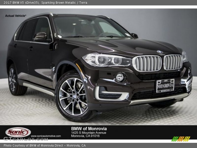 Sparkling Brown Metallic / Terra 2017 BMW X5 sDrive35i