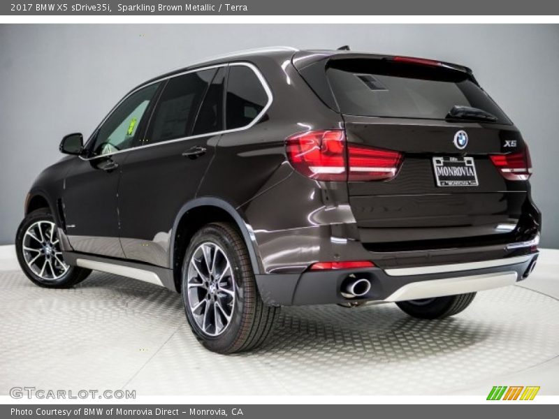 Sparkling Brown Metallic / Terra 2017 BMW X5 sDrive35i