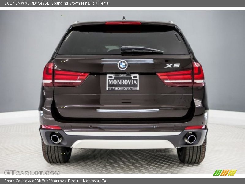 Sparkling Brown Metallic / Terra 2017 BMW X5 sDrive35i