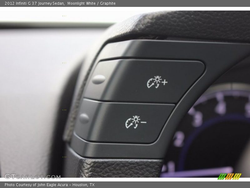 Moonlight White / Graphite 2012 Infiniti G 37 Journey Sedan