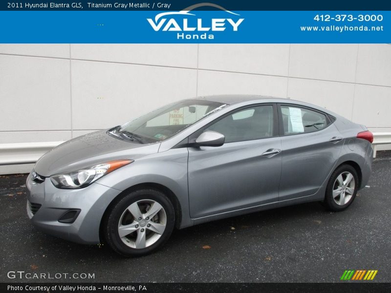 Titanium Gray Metallic / Gray 2011 Hyundai Elantra GLS