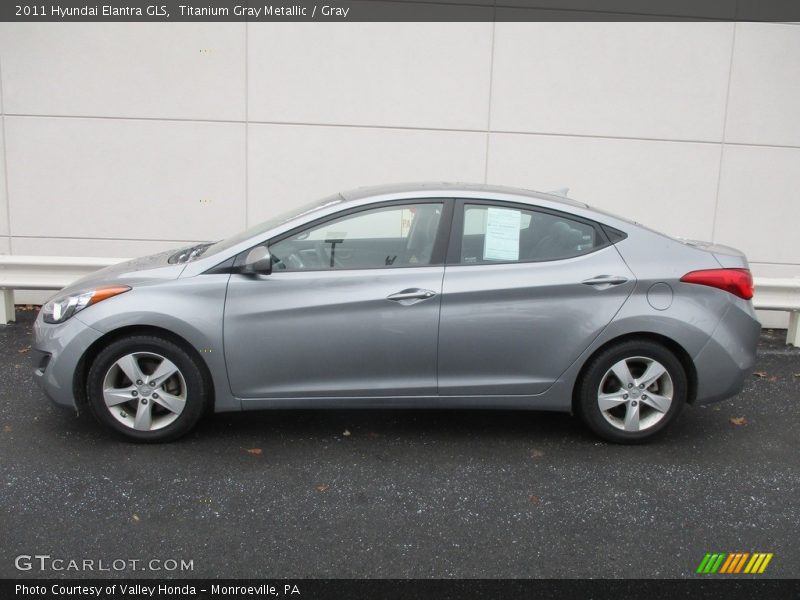 Titanium Gray Metallic / Gray 2011 Hyundai Elantra GLS