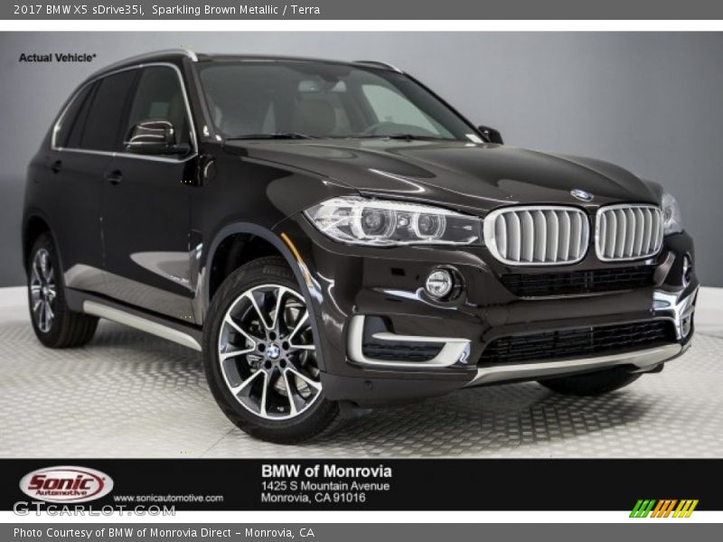 Sparkling Brown Metallic / Terra 2017 BMW X5 sDrive35i