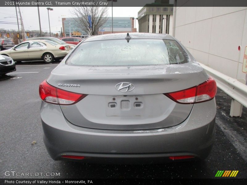 Titanium Gray Metallic / Gray 2011 Hyundai Elantra GLS