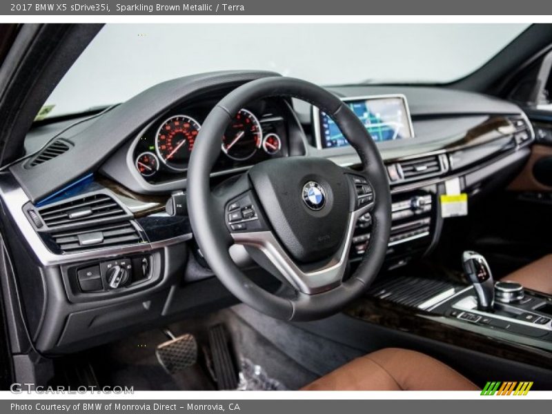 Sparkling Brown Metallic / Terra 2017 BMW X5 sDrive35i