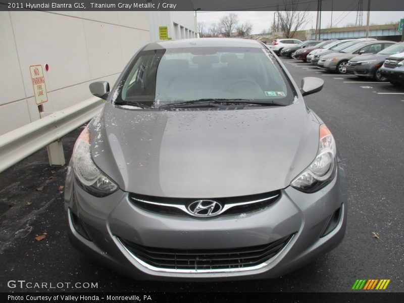 Titanium Gray Metallic / Gray 2011 Hyundai Elantra GLS