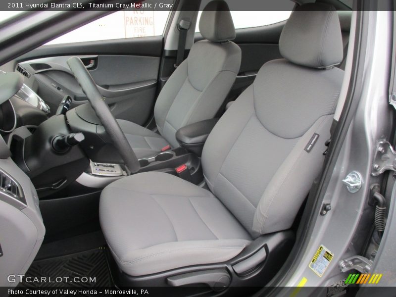 Titanium Gray Metallic / Gray 2011 Hyundai Elantra GLS