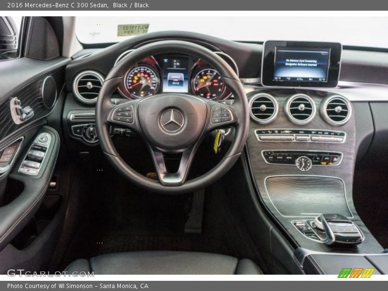 Black / Black 2016 Mercedes-Benz C 300 Sedan