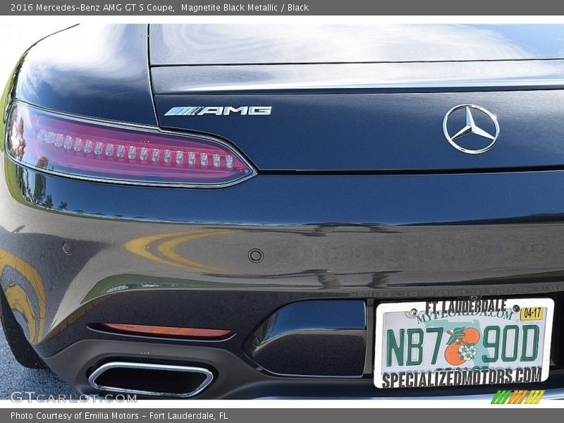 Magnetite Black Metallic / Black 2016 Mercedes-Benz AMG GT S Coupe