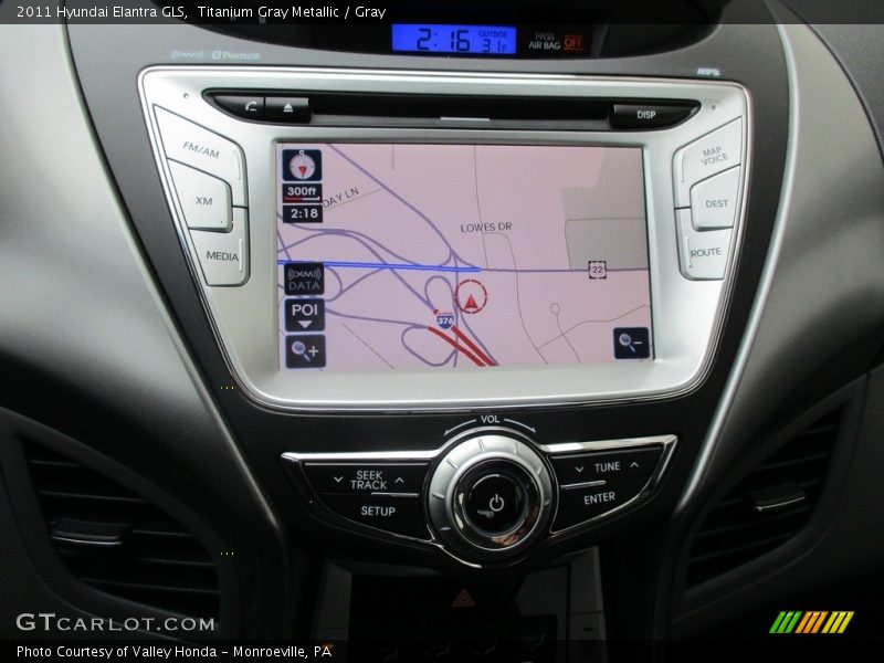 Titanium Gray Metallic / Gray 2011 Hyundai Elantra GLS