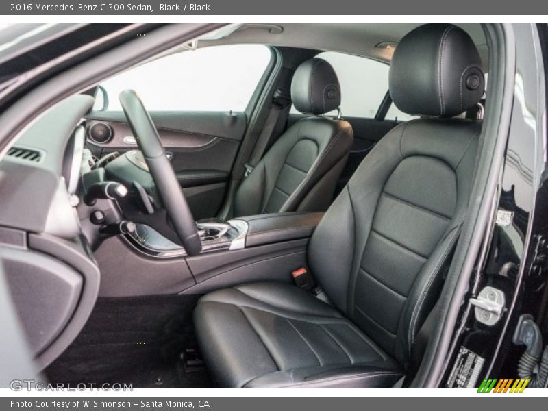 Black / Black 2016 Mercedes-Benz C 300 Sedan