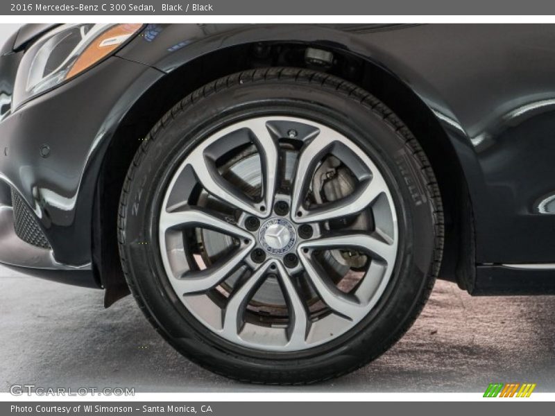 Black / Black 2016 Mercedes-Benz C 300 Sedan