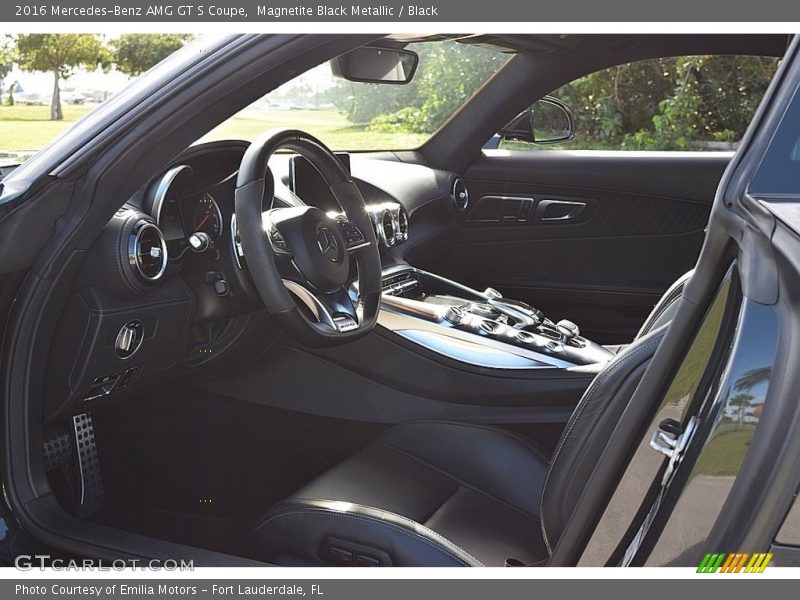 Magnetite Black Metallic / Black 2016 Mercedes-Benz AMG GT S Coupe