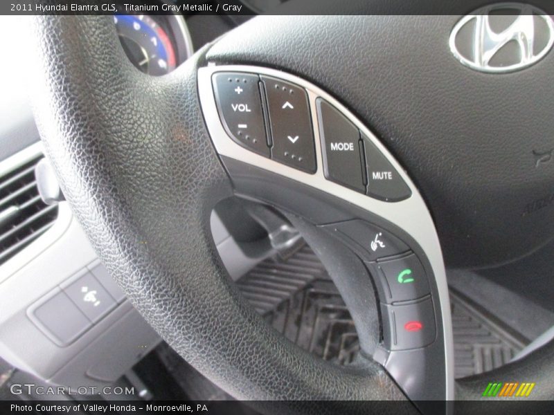 Titanium Gray Metallic / Gray 2011 Hyundai Elantra GLS