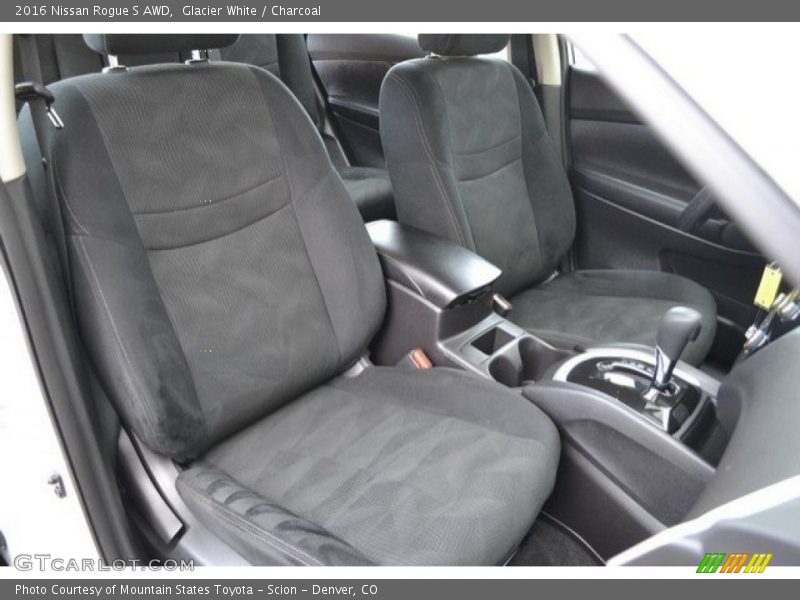 Glacier White / Charcoal 2016 Nissan Rogue S AWD