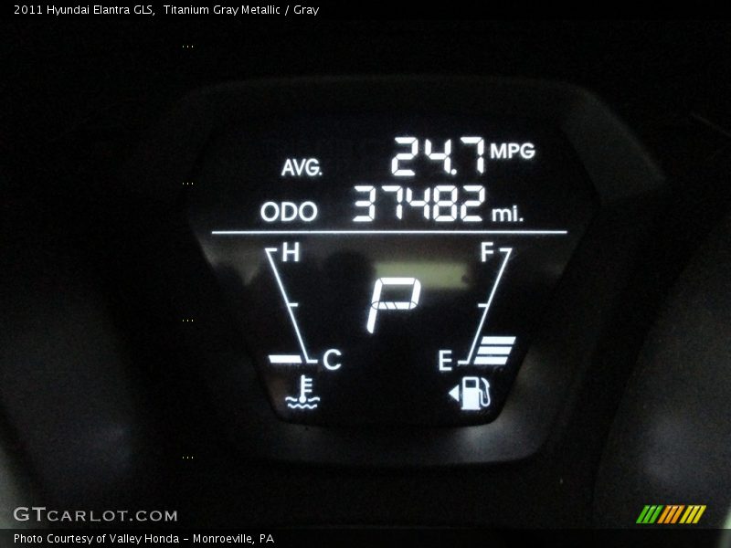 Titanium Gray Metallic / Gray 2011 Hyundai Elantra GLS