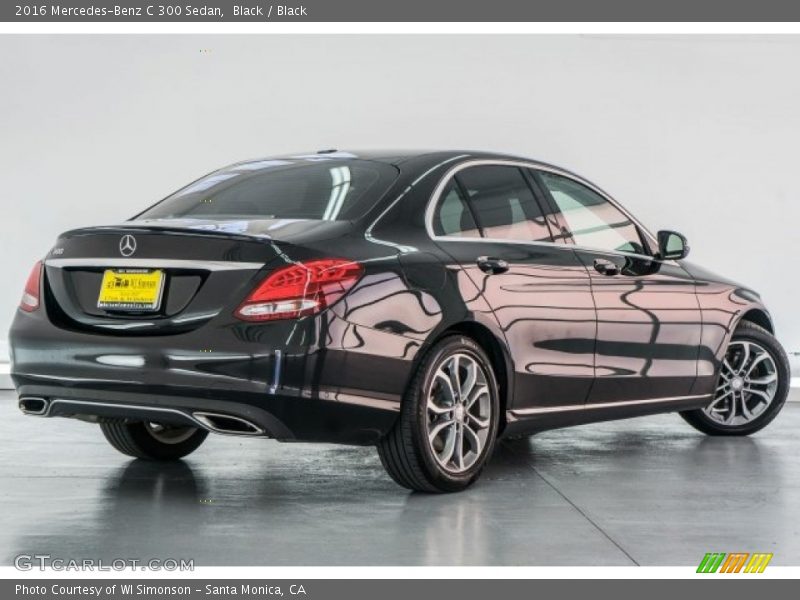 Black / Black 2016 Mercedes-Benz C 300 Sedan