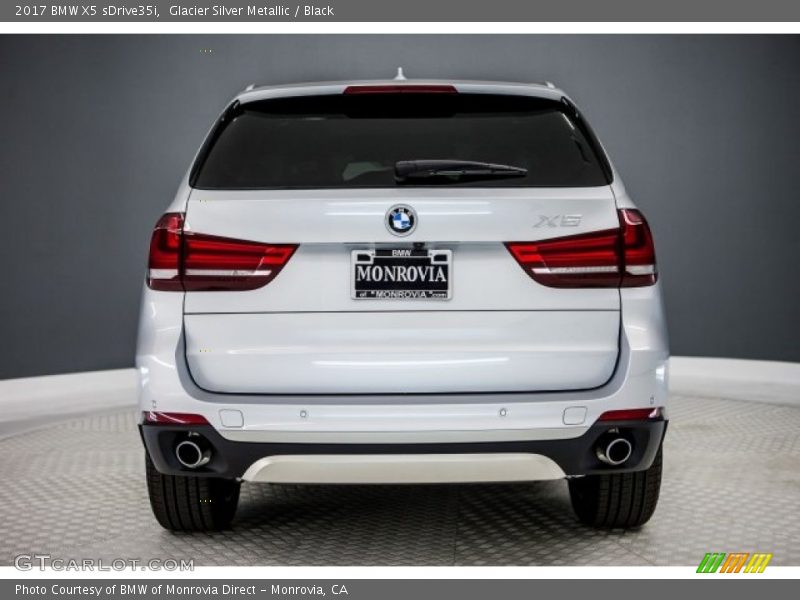 Glacier Silver Metallic / Black 2017 BMW X5 sDrive35i