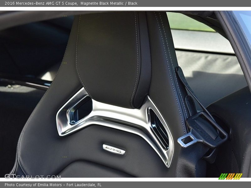 Magnetite Black Metallic / Black 2016 Mercedes-Benz AMG GT S Coupe