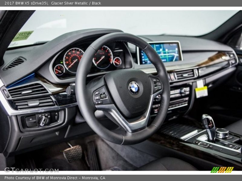 Glacier Silver Metallic / Black 2017 BMW X5 sDrive35i