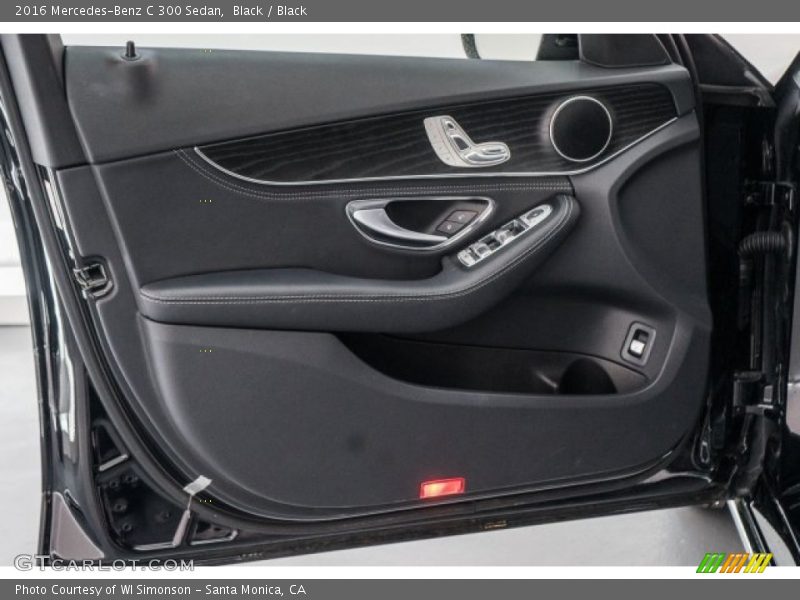 Black / Black 2016 Mercedes-Benz C 300 Sedan