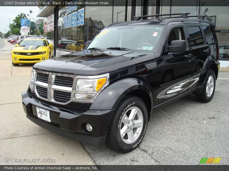Black / Dark Khaki/Medium Khaki 2007 Dodge Nitro SLT 4x4