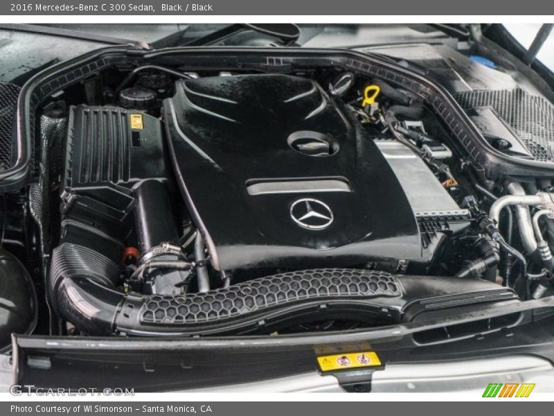 Black / Black 2016 Mercedes-Benz C 300 Sedan
