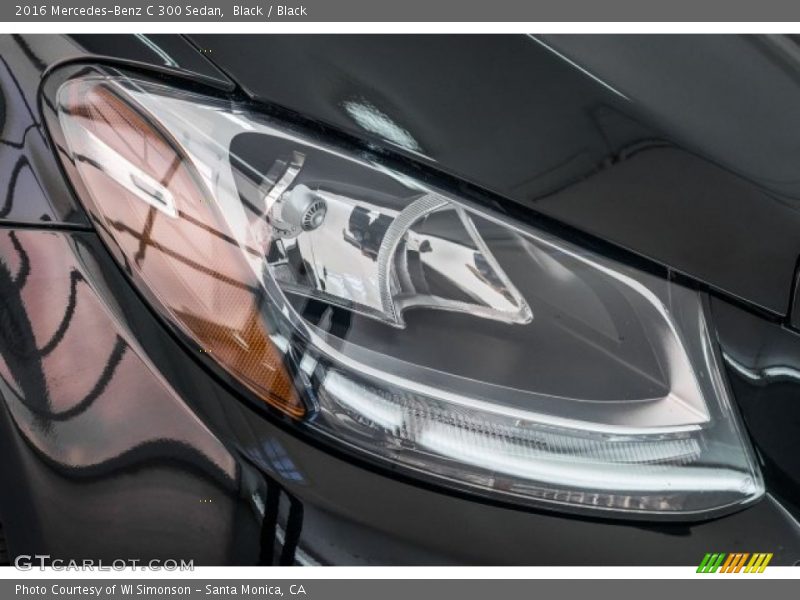 Black / Black 2016 Mercedes-Benz C 300 Sedan