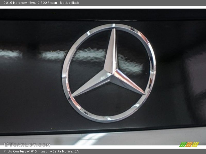 Black / Black 2016 Mercedes-Benz C 300 Sedan