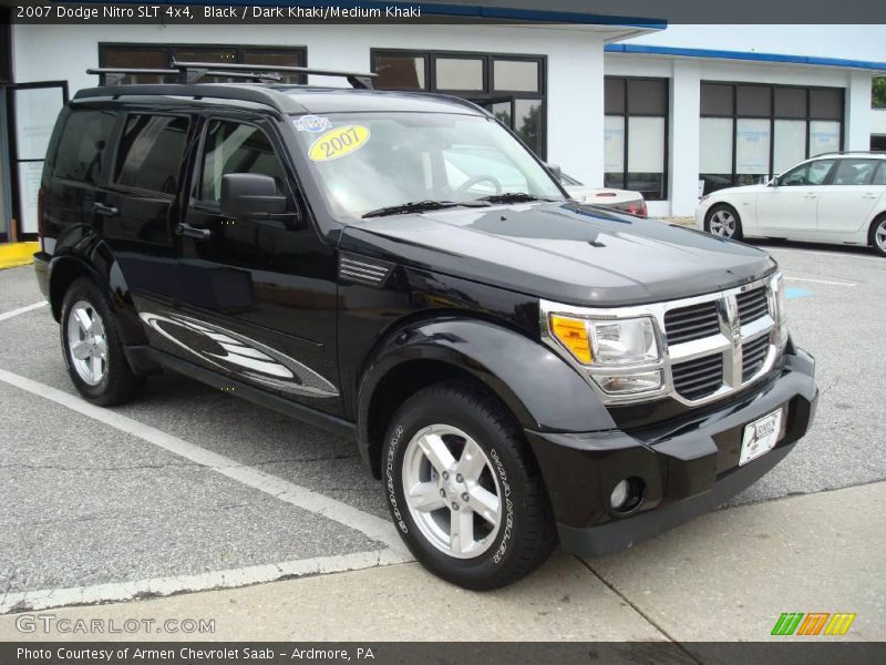 Black / Dark Khaki/Medium Khaki 2007 Dodge Nitro SLT 4x4