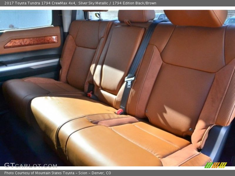 Silver Sky Metallic / 1794 Edition Black/Brown 2017 Toyota Tundra 1794 CrewMax 4x4