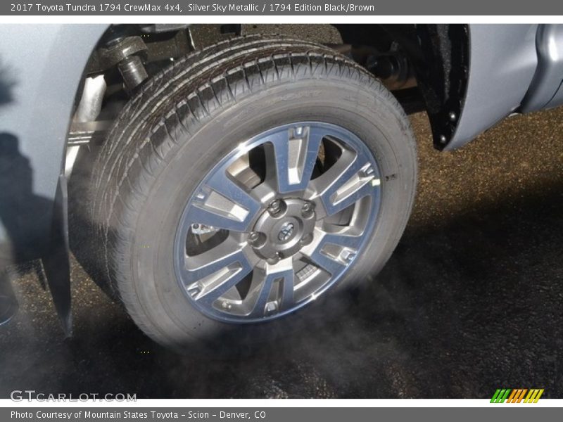 Silver Sky Metallic / 1794 Edition Black/Brown 2017 Toyota Tundra 1794 CrewMax 4x4