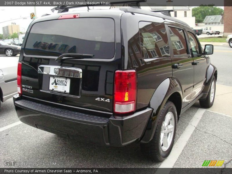 Black / Dark Khaki/Medium Khaki 2007 Dodge Nitro SLT 4x4