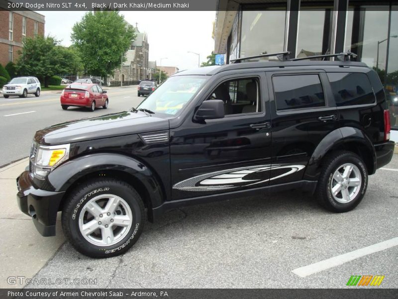 Black / Dark Khaki/Medium Khaki 2007 Dodge Nitro SLT 4x4