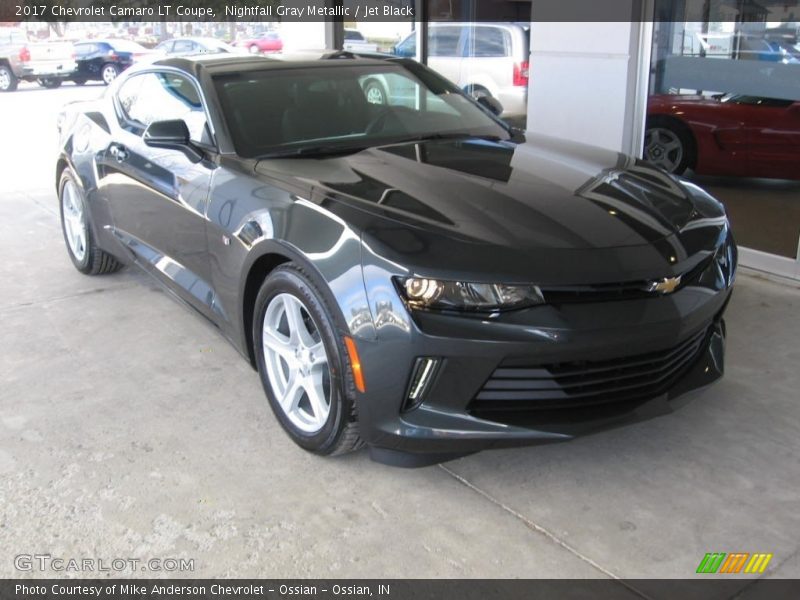 Nightfall Gray Metallic / Jet Black 2017 Chevrolet Camaro LT Coupe