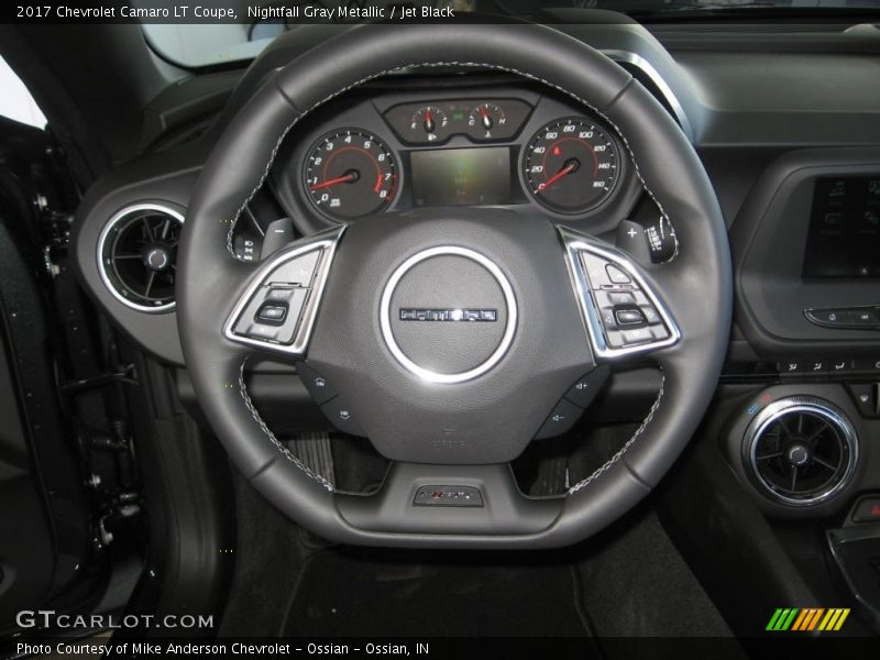 Nightfall Gray Metallic / Jet Black 2017 Chevrolet Camaro LT Coupe