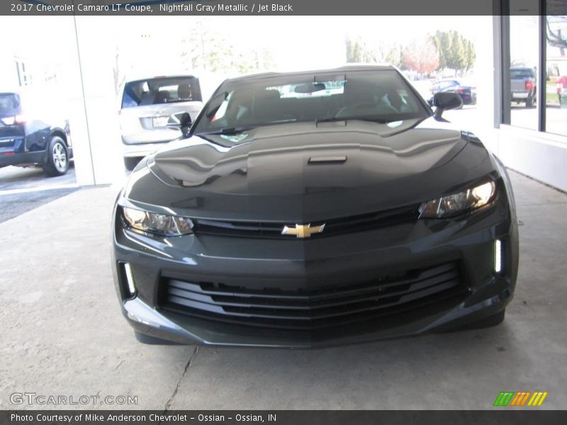 Nightfall Gray Metallic / Jet Black 2017 Chevrolet Camaro LT Coupe