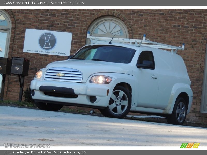 Summit White / Ebony 2009 Chevrolet HHR LS Panel