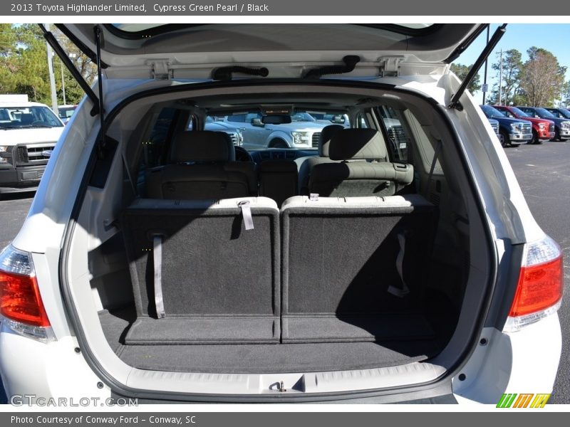 Cypress Green Pearl / Black 2013 Toyota Highlander Limited